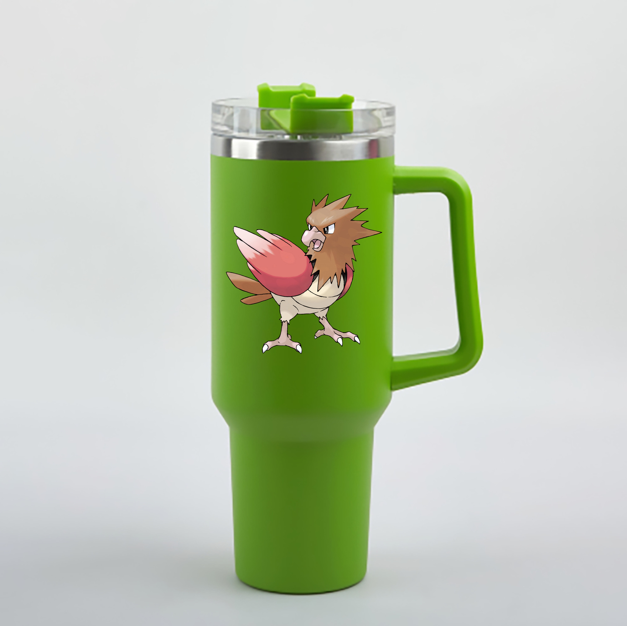 （画像用） ポケットモンスター Pokémon 1200mL車用タンブラー - クリスタルステッカー（プラスチックストロー付き）